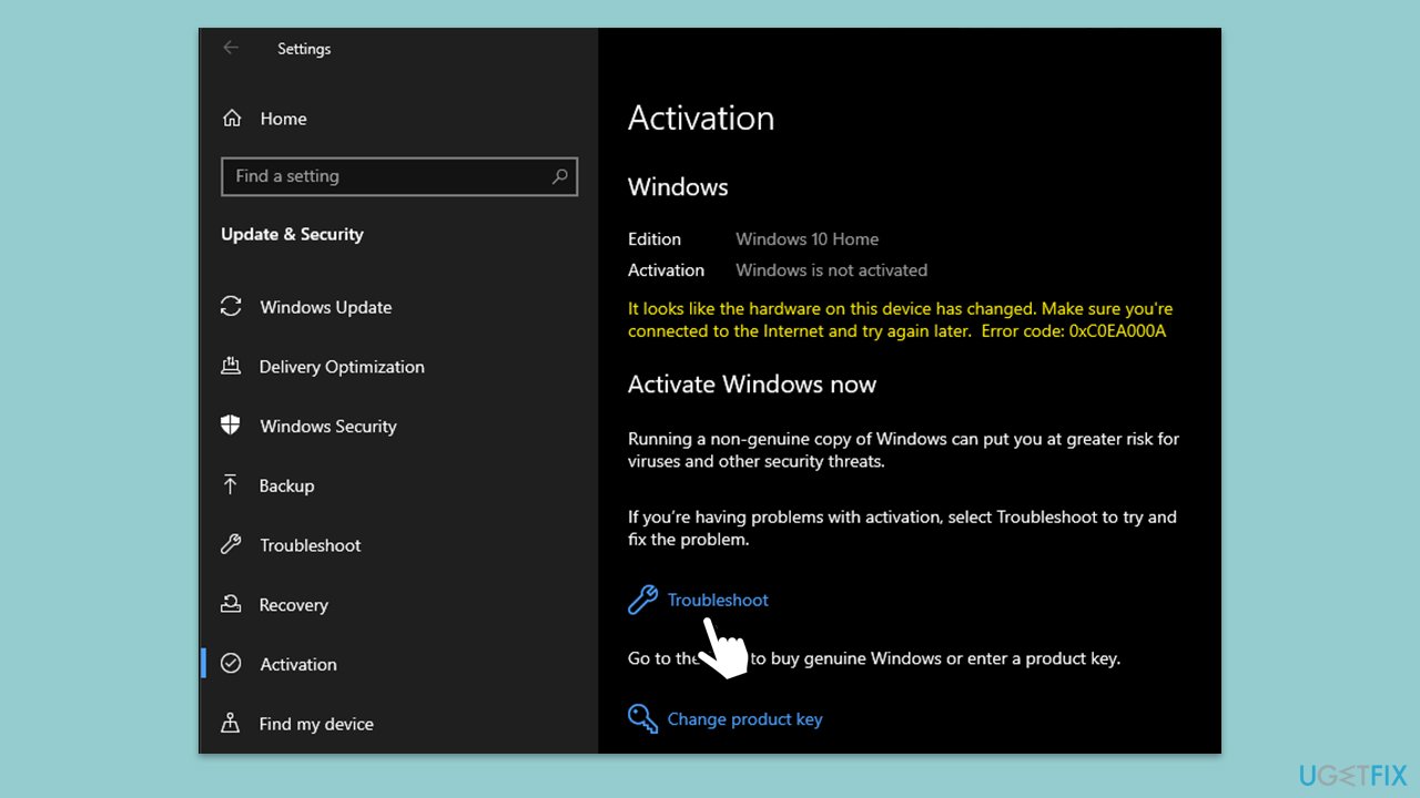 How to fix windows activation error 0xc0000002 troubleshooter