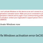 How to fix windows activation error 0xc004f078 copy