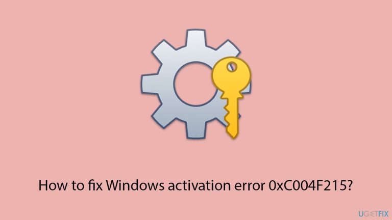 How to fix Windows activation error 0xC004F215?