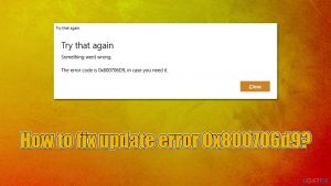How to fix windows apps update error 0x800706d9