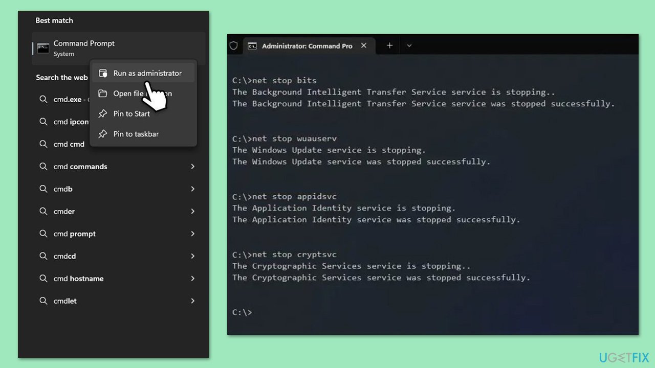 How to fix windows could not complete the installation error during upgrade clear update cache