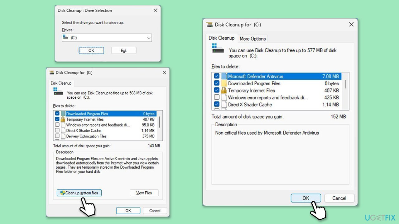 How to fix windows could not complete the installation error during upgrade disk cleanup