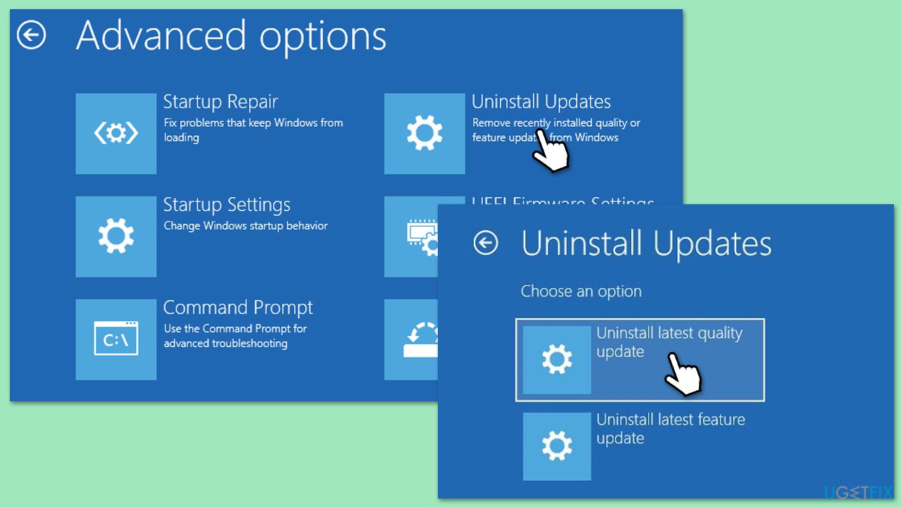 How to fix windows could not complete the installation error during upgrade uninstall updates