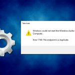 How to fix windows could not start the windows audio service on local computer error