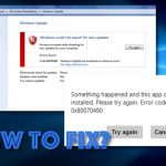 How to fix windows error code