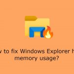 How to fix windows explorer high memory usage