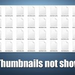 How to fix windows has stopped showing thumbnails of photos