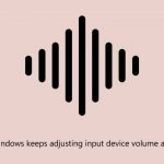 How to fix windows keeps adjusting input device volume automatically