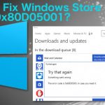 How to fix windows store error 0x80d05001