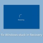 How to fix windows stuck in recovery mode