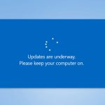 How to fix windows stuck on updates are underway screen