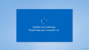 How to fix windows stuck on updates are underway screen