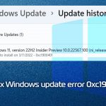 How to fix windows update erro 0xc19000401