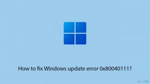 How to fix windows update error 0x80040111 copy
