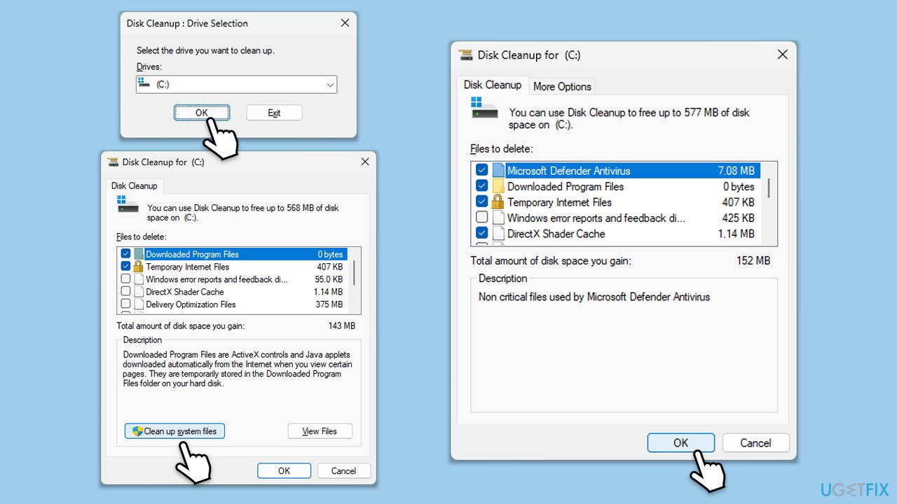 How to fix windows update error 0x80040111 disk cleanup