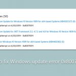 How to fix windows update error 0x80070011