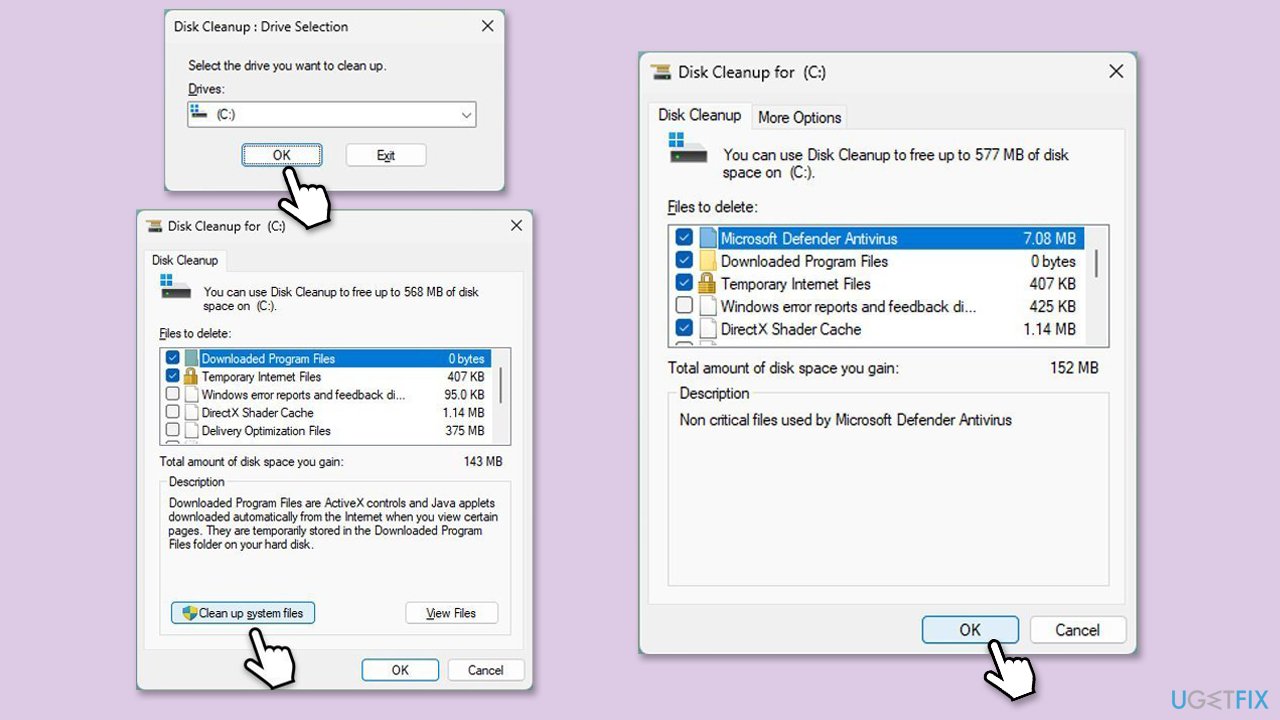 How to fix windows update error 0x8007001c disk cleanup