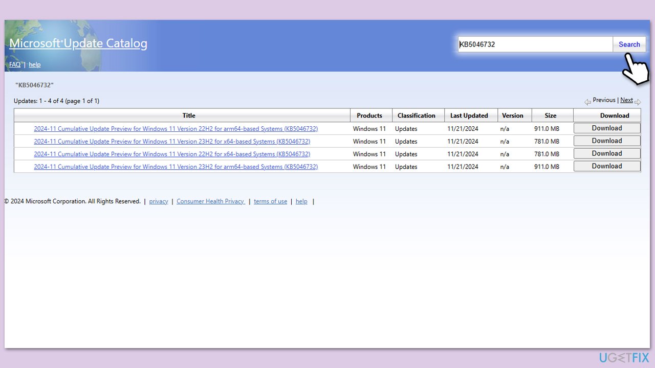 How to fix windows update error 0x8007001c install manually