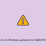 How to fix windows update error 0x8007001c