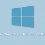 How to fix windows update error 0x8007001d
