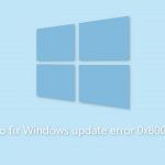 How to fix windows update error 0x800700d