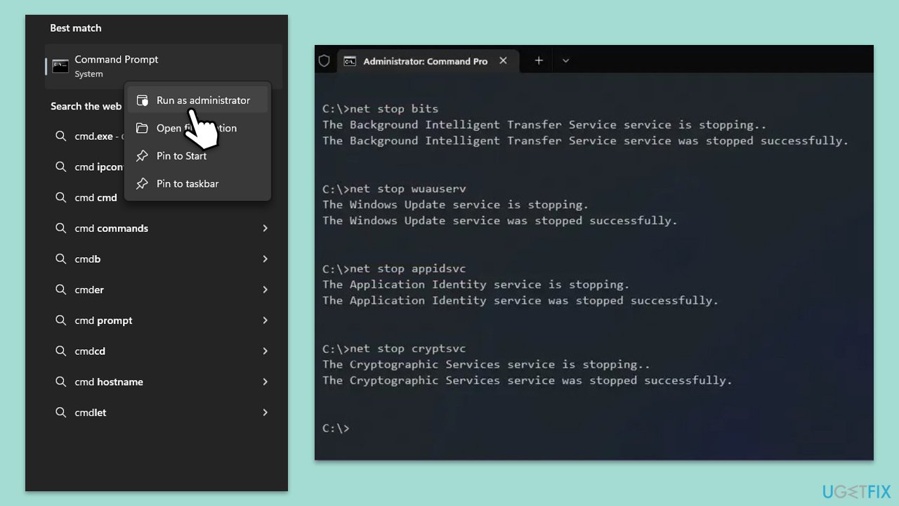 How to fix windows update error 0x80070306 use reset windows update components