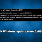 How to fix windows update error 0x80070308