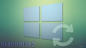 How to fix windows update error 0x800703e3