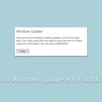 How to fix windows update error 0x8007041d