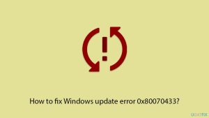 How to fix windows update error 0x80070433 copy