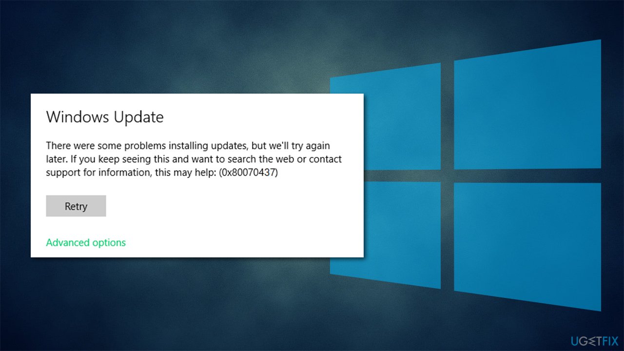 How to fix Windows update error 0x80070437?