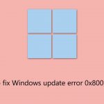 How to fix windows update error 0x80070539