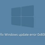 How to fix windows update error 0x800705aa