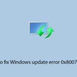 How to fix windows update error 0x80070645 copy