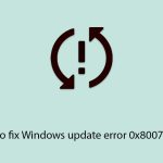How to fix windows update error 0x80070646 copy