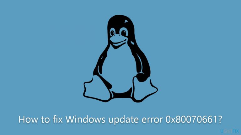 How to fix Windows update error 0x80070661?