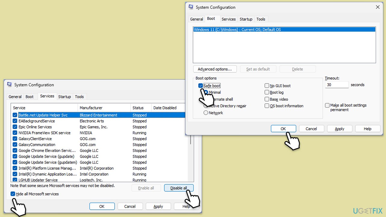How to fix windows update error 0x80070664 clean boot