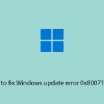 How to fix windows update error 0x80071a30 copy