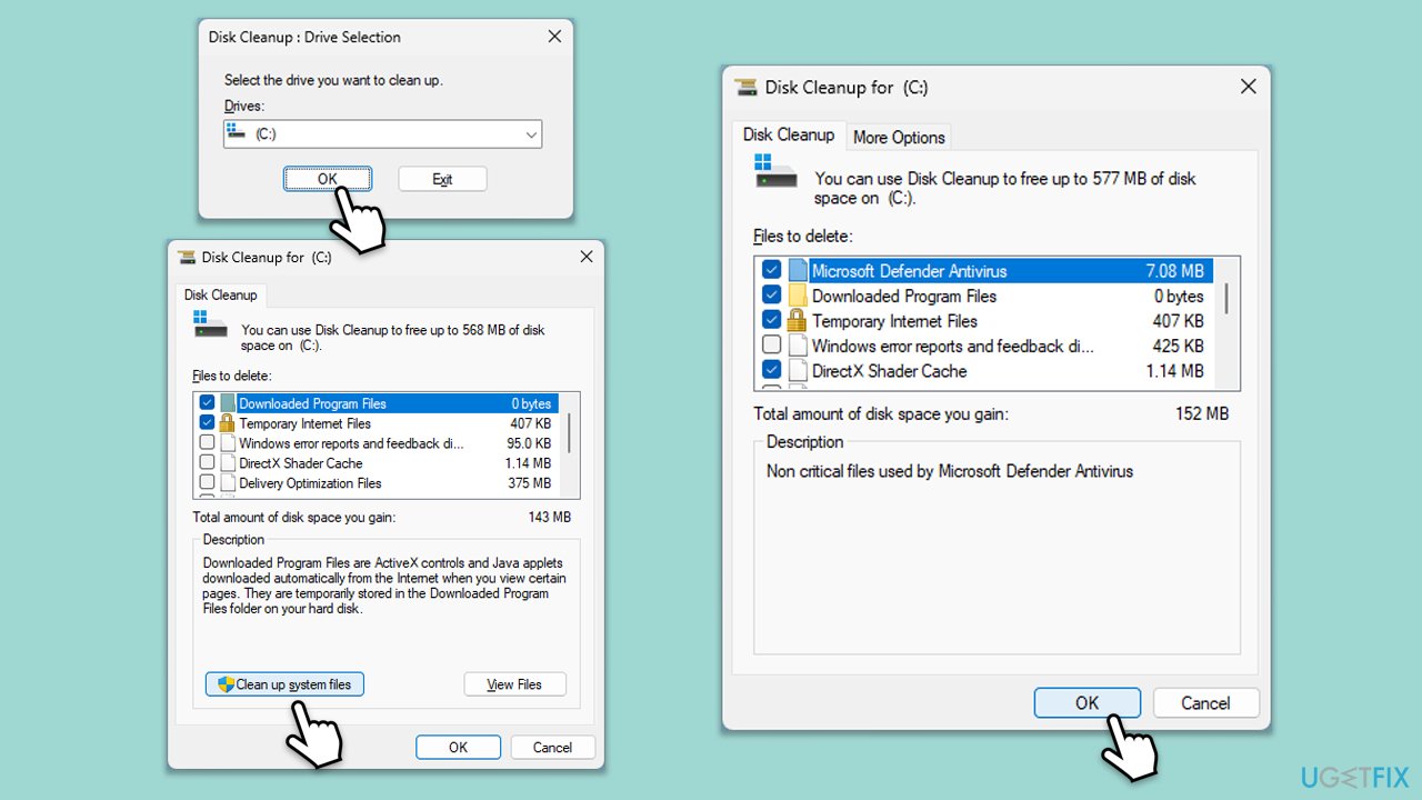 How to fix windows update error 0x80071a30 disk cleanup copy