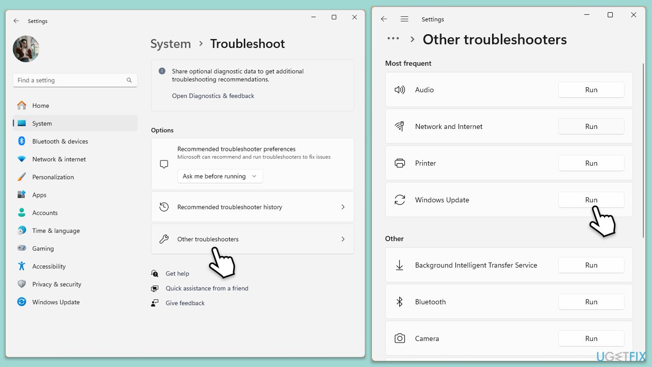How to fix windows update error 0x80071a30 update troubleshooter