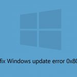How to fix windows update error 0x80072eff