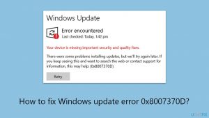 How to fix windows update error 0x8007370d copy
