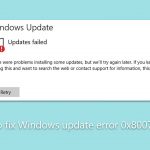 How to fix windows update error 0x80073bc3