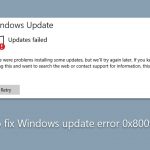 How to fix windows update error 0x80090017