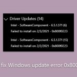 How to fix windows update error 0x800f0223