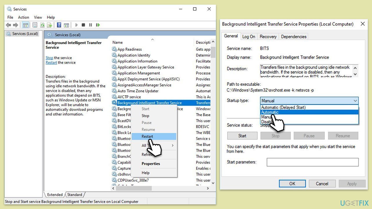 How to fix windows update error 0x800f0242 services copy