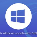 How to fix windows update error 0x800f0900
