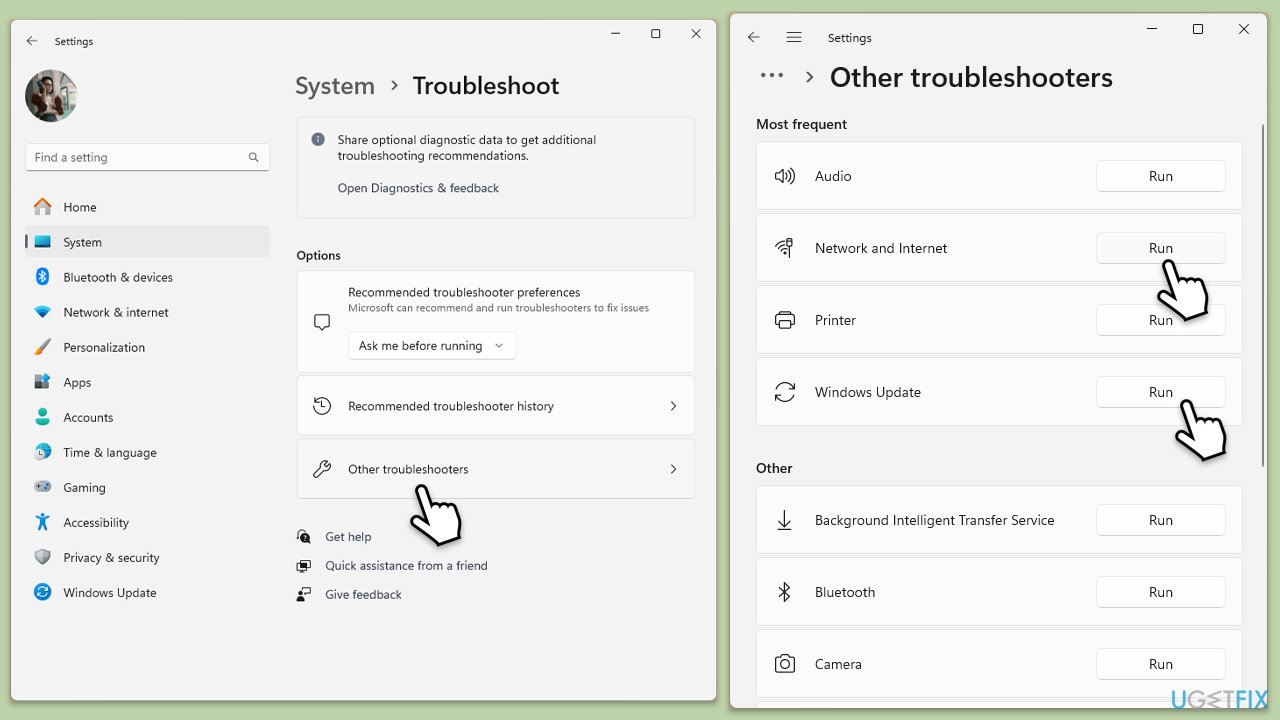 How to fix windows update error 0x800f0982 run update and network troubleshooters How to fix windows update error 0x800f0982 run update and network troubleshooters