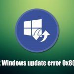 How to fix windows update error 0x800f0984