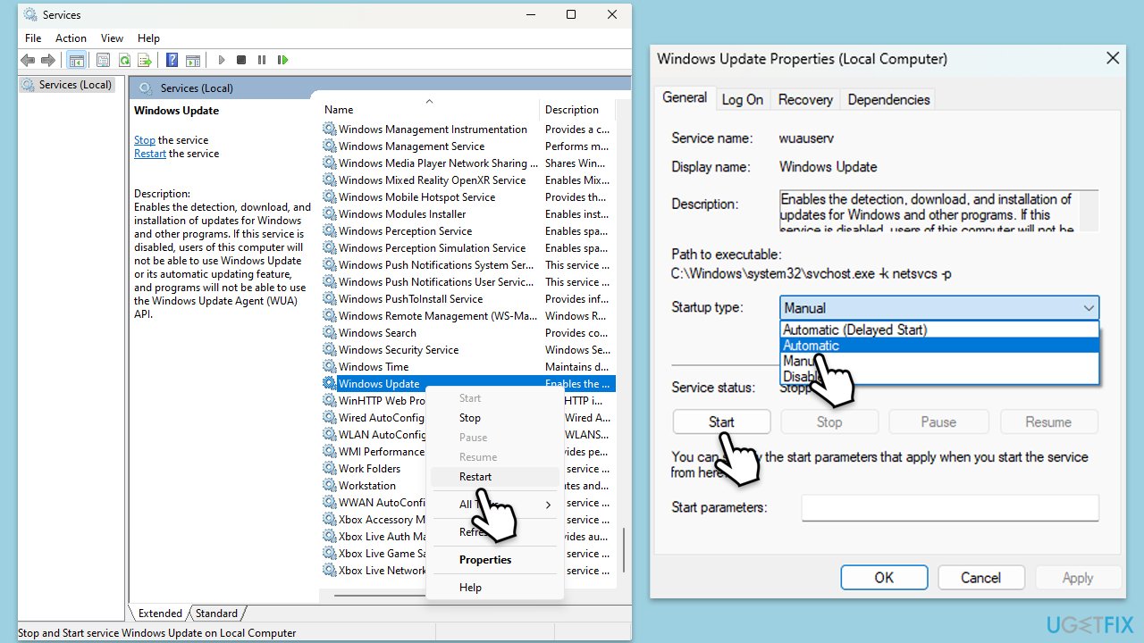 How to fix windows update error 0x800f0985 in windows services How to fix windows update error 0x800f0985 in windows services